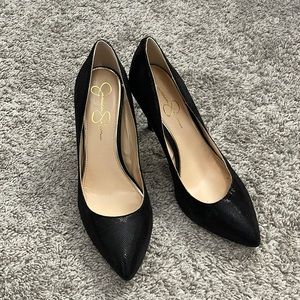Jessica Simpson black heels size 9